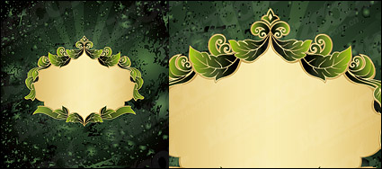 Leaves the composition of the border vector material