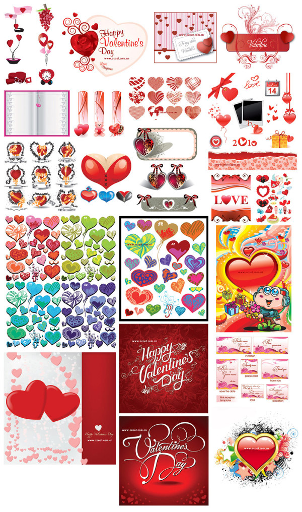 2010 valentine's day vector 