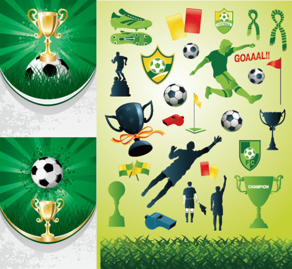 Football Theme Vector