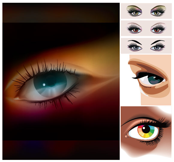 Female glasses Vector