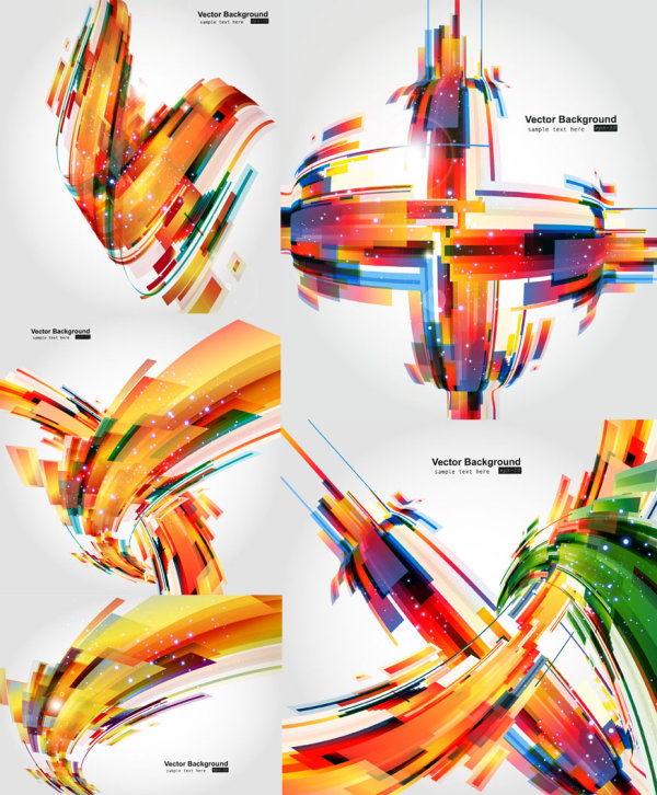 Beautiful dynamic graphics - Vector