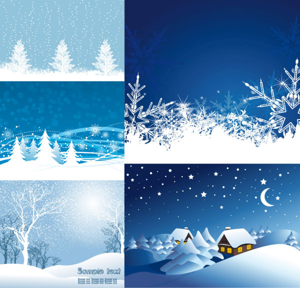 Christmas Snow Vector 