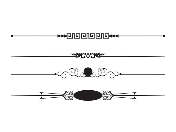 Vector border fine arts
