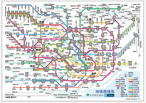 Tokyo subway operation circuit diagram vector