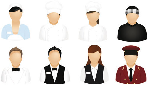 Various sectors of the community icon - vector