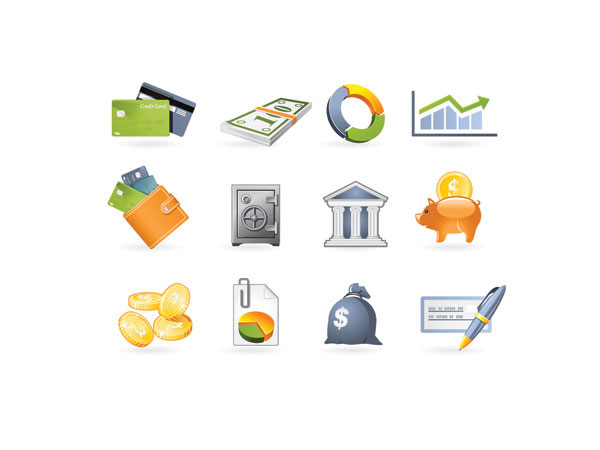 Commercial and financial icon vector material -2