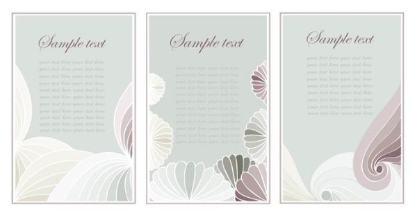 Nostalgic rustic decoration background card vector material -2