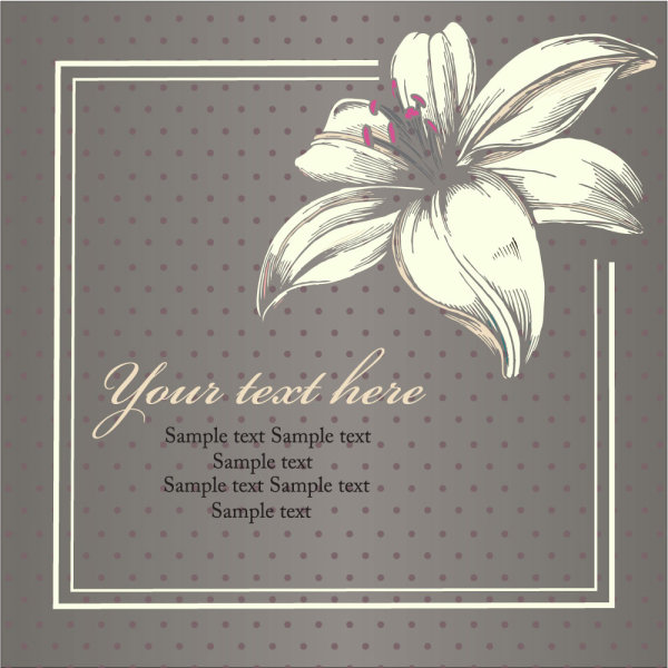 Fine pattern border background 04 - vector