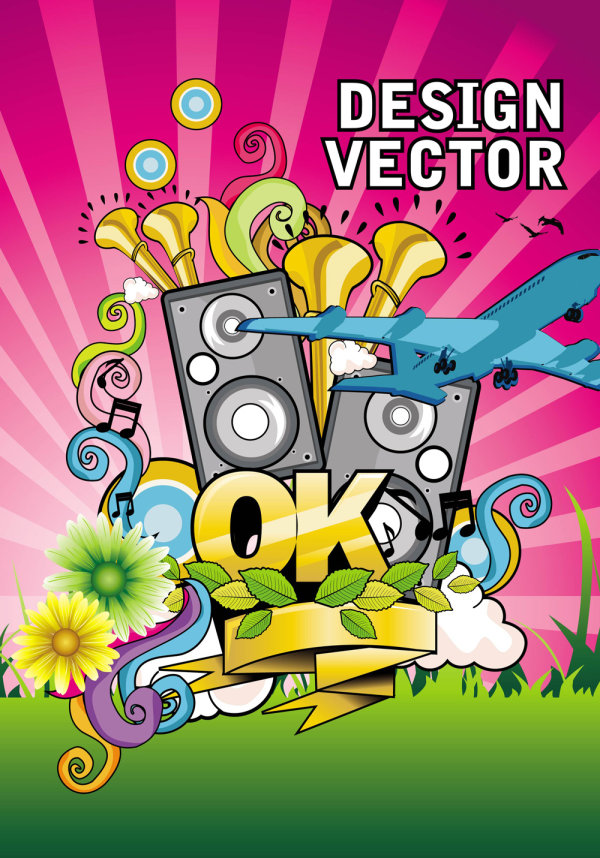 Trend illustrator 02 - vector