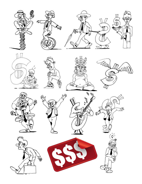 Cartoon 01 - vector material