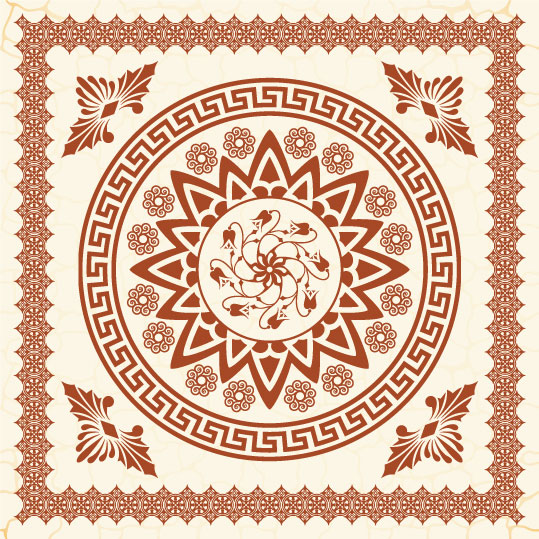 Fine the European pattern 01 - vector material