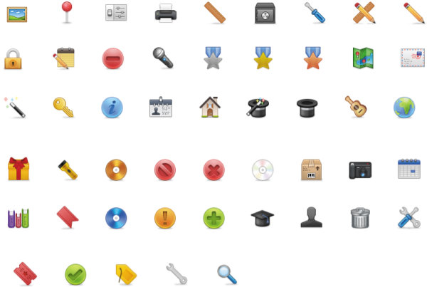 Practical web vector icons