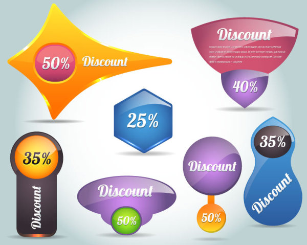 profiled creative icons - vector