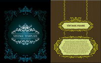 European classical decorative frame Vector
