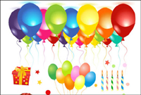 Birthday celebrations vector of material