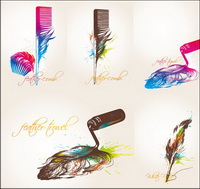 Feather Theme Vector