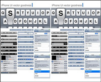 User Interface Design Toolkit vector elements
