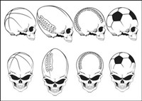 Movement elements skull