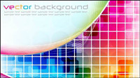 Symphony box background vector material -2