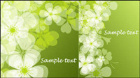 Fresh summer flowers the Phantom background vector -1