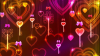 Valentine gorgeous light 03 - vector material