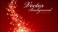 Gorgeous festive background 02 - vector material