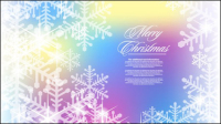Christmas background 02 - vector material
