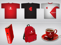 Design of foreign brands Brandcore wonderful selection VI Journal