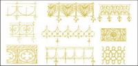 European-style lace Vector material