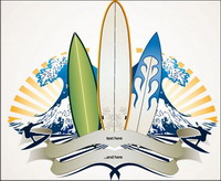 Skateboard vector pattern