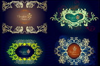 European pattern vector border