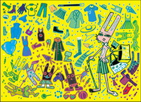 Tie, shoes, belts, high heels, coat hangers