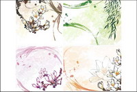 Kapok, willow, willow flower vector