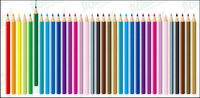 Color pencil vector material