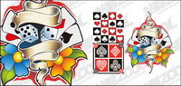 Poker element vector material
