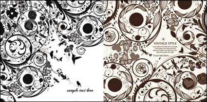 5, the trend of hand-painted pattern vector material