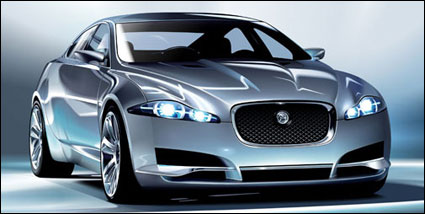 Jaguar-C-XF car Vector		