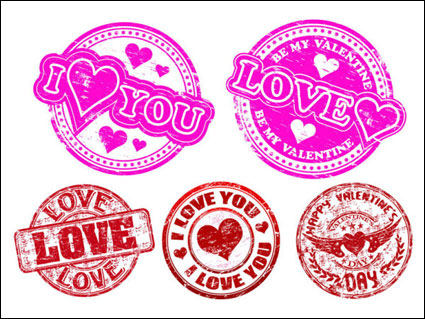 LOVE badge Vector