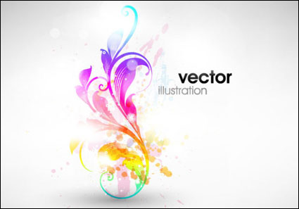 Symphony fashion pattern vector material -3