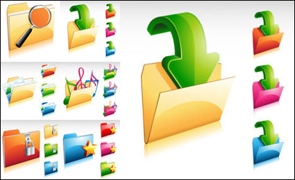 Gorgeous Folder icon  - Vector