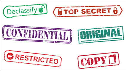 Beautiful stamp prints 02 - vector