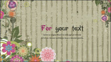 The classic retro pattern background 01 - vector