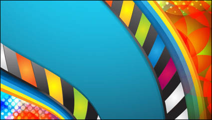 Color fantasy background 04 - vector material