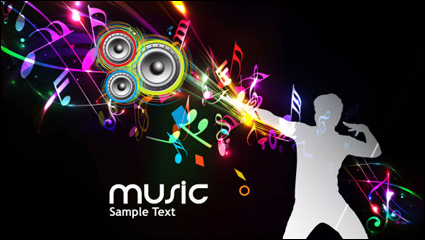 Brilliant dynamic background 03 - vector material