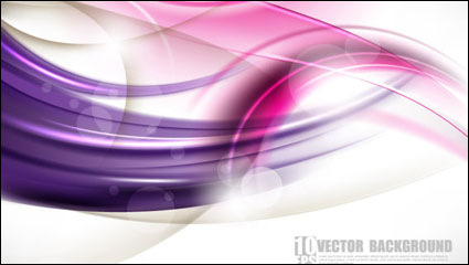 A gorgeous dynamic flow line background 01 - vector material