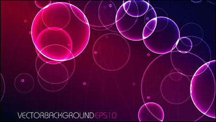 Brilliant halo background 01 - vector material