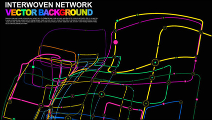 The commercial dynamic flow line 05 - vector material