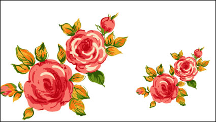 Rose bouquet 02 - vector material