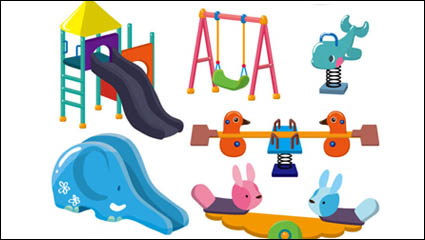 The cartoon entertainment equipment - vector material