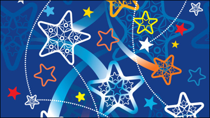 The exquisite cartoon pattern background pattern 04 - vector material